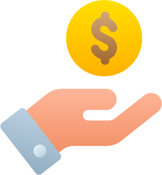 Hand with dollar sign